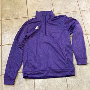Purple Adidas quarter zip